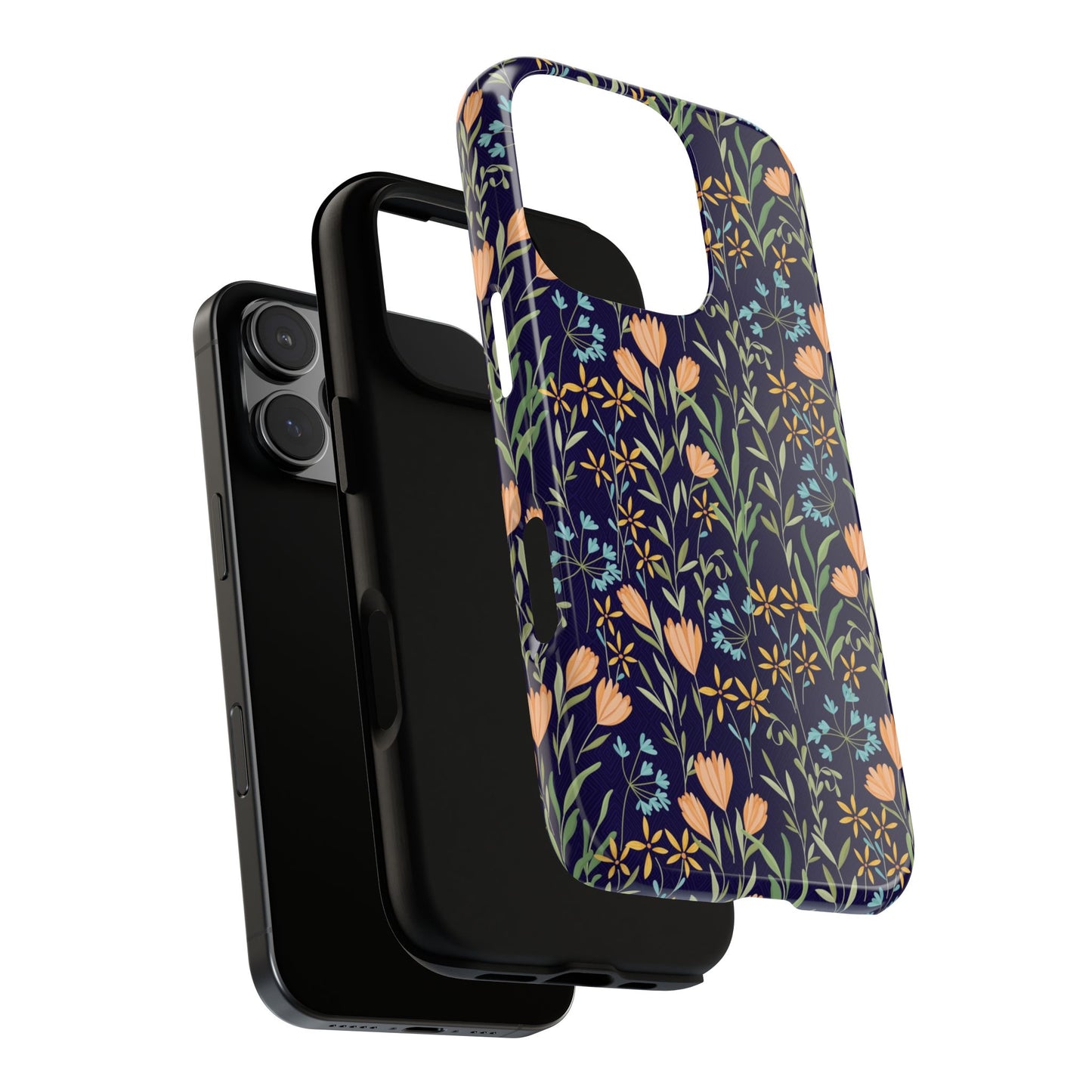Floral Tough Case For iPhone