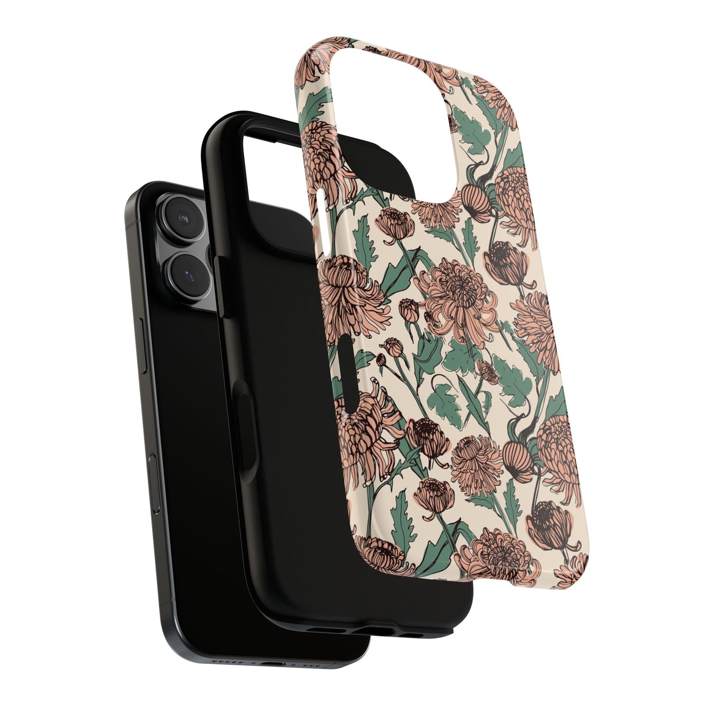 Floral Tough Case For iPhone