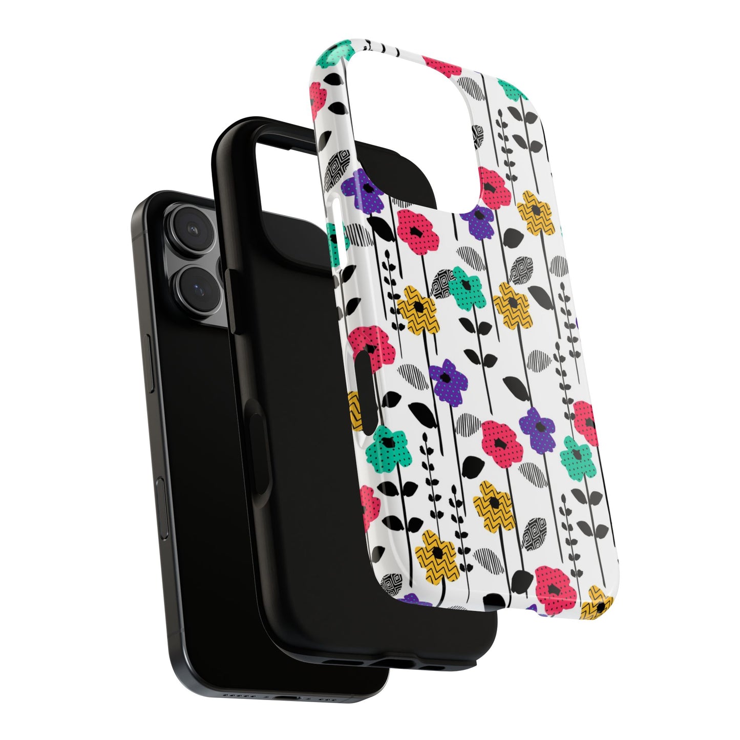 Floral Tough Case For iPhone
