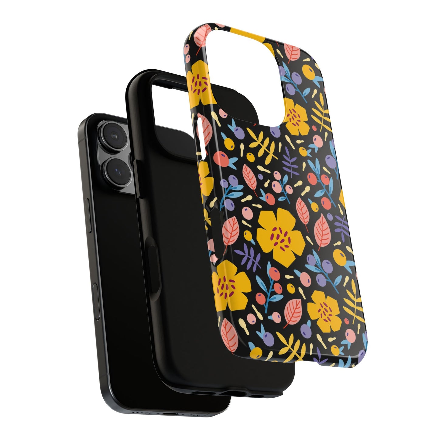 Floral Tough Case For iPhone