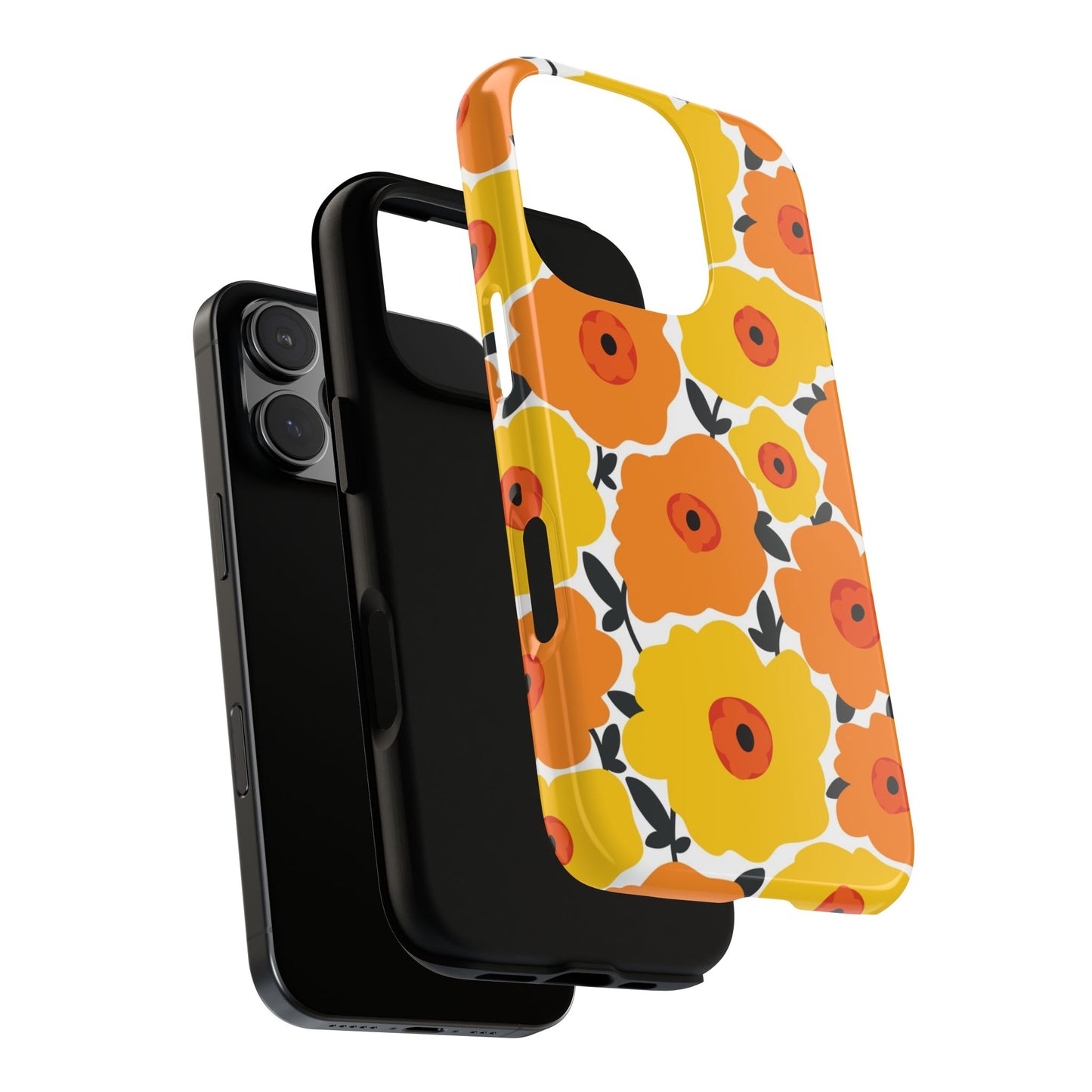 Floral Tough Case For iPhone