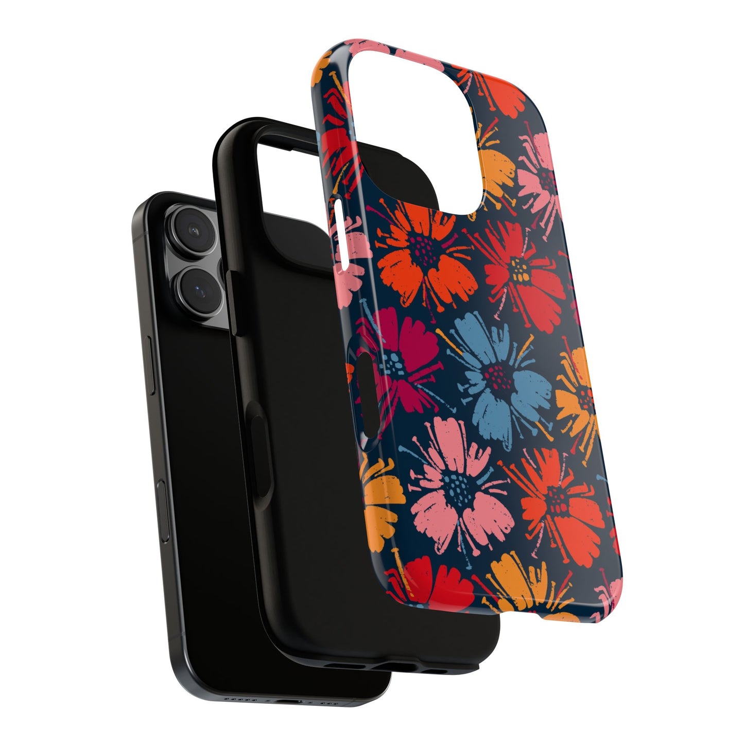 Floral Tough Case For iPhone