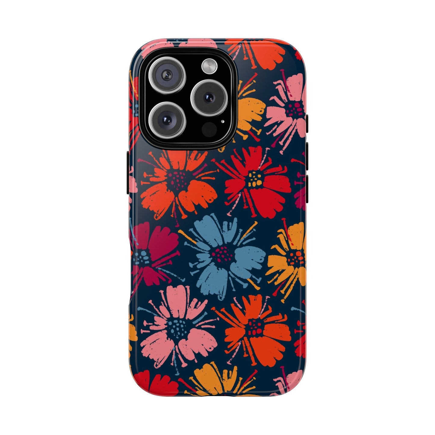 Floral Tough Case For iPhone