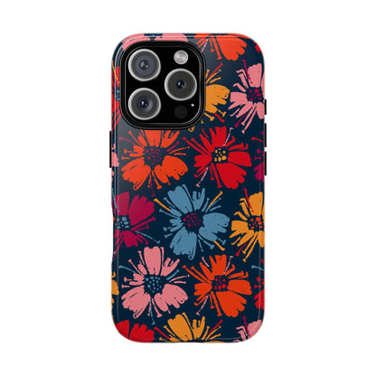 Floral Tough Case For iPhone