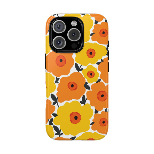 Floral Tough Case For iPhone