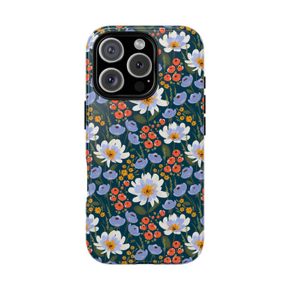 Floral Tough Case For iPhone