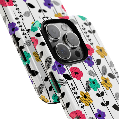 Floral Tough Case For iPhone