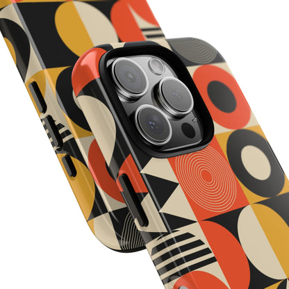 Mid Century Tough Case For iPhone