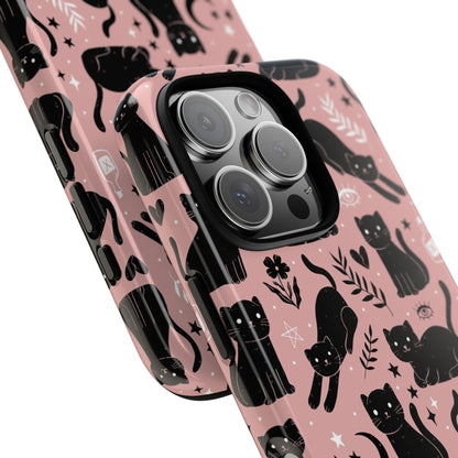 Black Cats Tough Case For iPhone