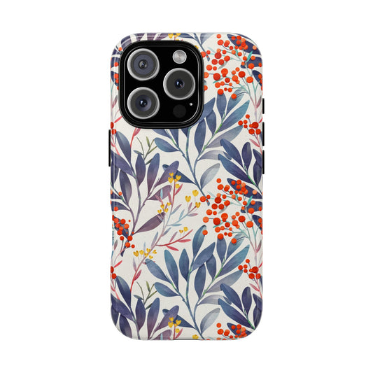 Floral Tough Case For iPhone