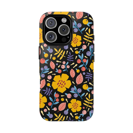 Floral Tough Case For iPhone