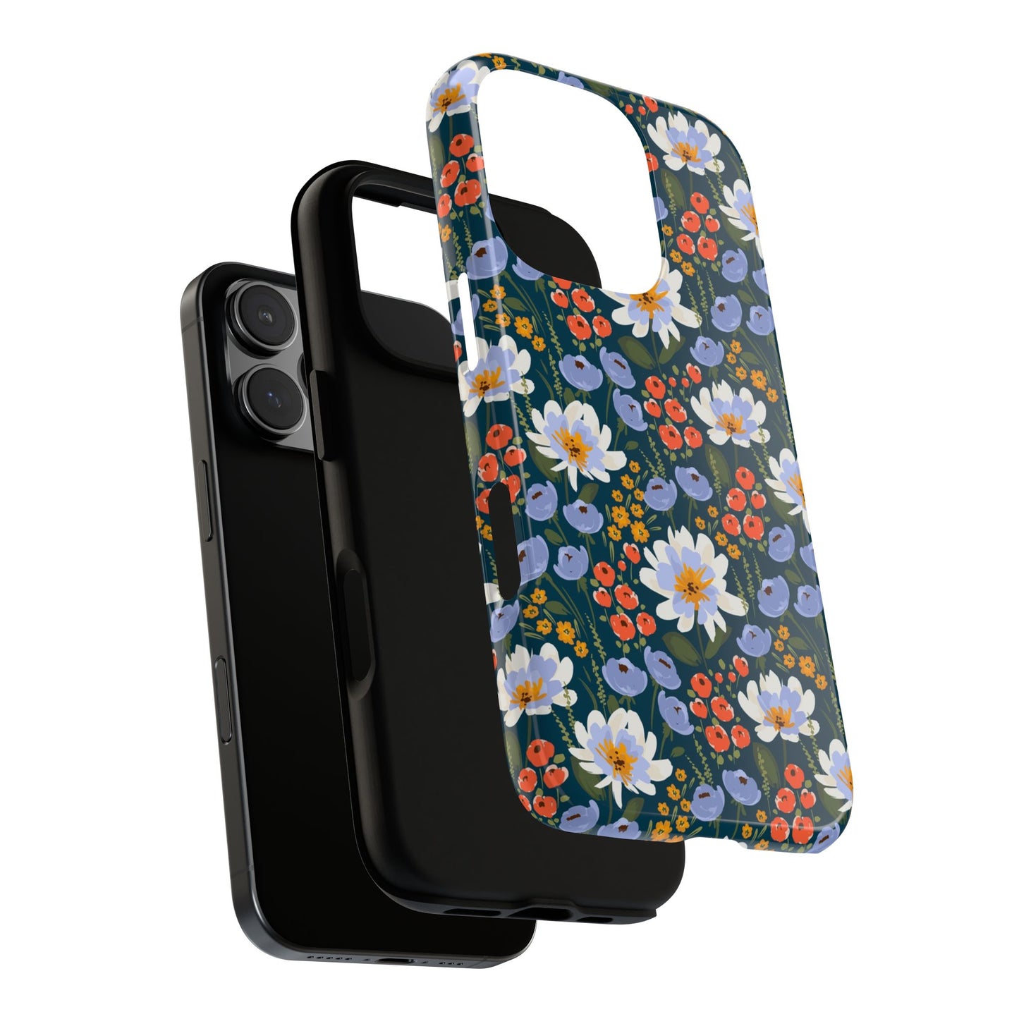 Floral Tough Case For iPhone