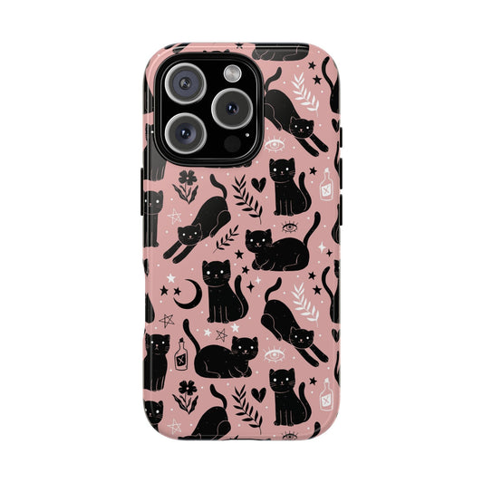 Black Cats Tough Case For iPhone